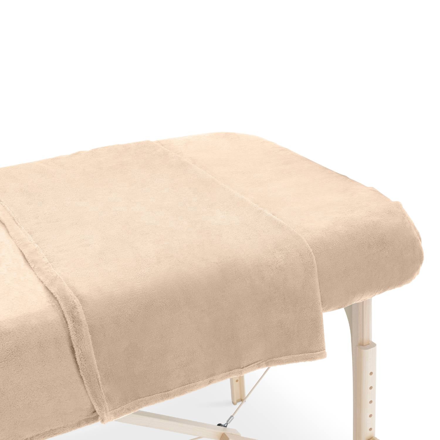 ZenGrowth Serenza microfiber massage towel 100 x 220cm sand beige