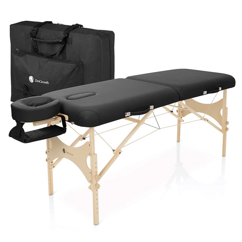 Second chance ZENGROWTH Massage table Belverde 2.0 Black 71cm
