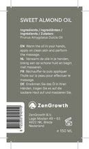 ZenGrowth 100% Natural Sweet Almond Oil 150ml