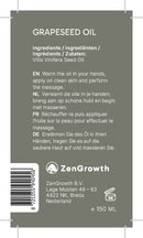 ZenGrowth 100% Natural Grape Seed Oil 150ml
