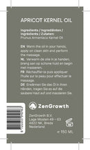 ZenGrowth 100% Natural Apricot Kernel Oil 150ml