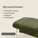 ZenGrowth Serenza microfiber massage towel 100 x 220cm dark olive green