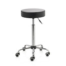 ZenGrowth Tabouret Black with Chrome Frame