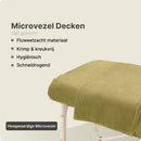ZenGrowth Serenza microfiber massage towel 100 x 220cm light olive green