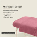 ZenGrowth Serenza microfiber massage towel 100 x 220cm blush pink