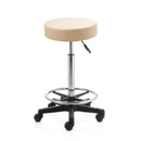ZenGrowth Tabouret Beige with Foot Ring and Plastic Frame