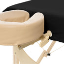 Oliebestendig hoeslaken zwart