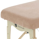 Terry Cloth Fitted Sheet for Massage Table, Gray without Face Hole