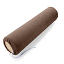 Terrycloth Knee Roll Cover Chocolate Brown