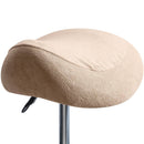 Badstof Overtrek voor Tabouret of Zadelkruk Lichtbruin