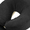 ZenGrowth Terry Cloth Cover Set for Massage Chair Black