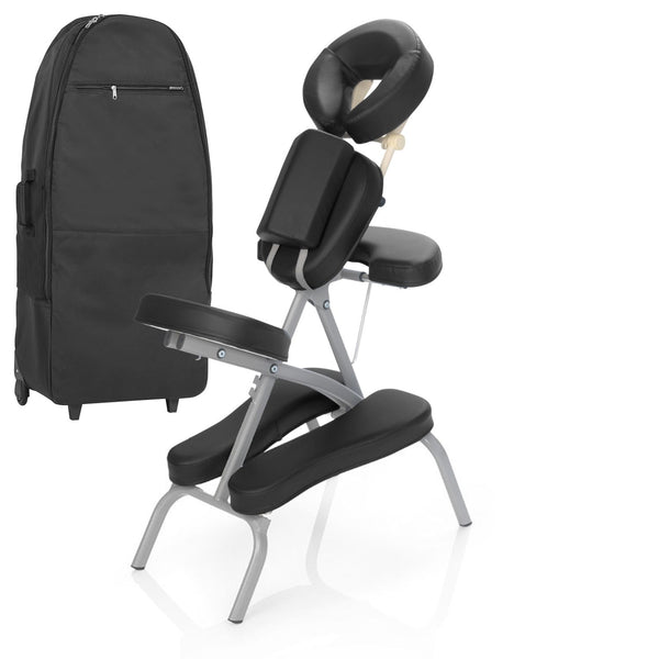 ZENGROWTH Valo Folding Massage Chair Black