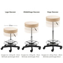 ZenGrowth Tabouret Beige with Foot Ring and Plastic Frame