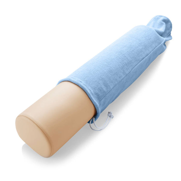 Terrycloth Knee Roll Cover Light Blue