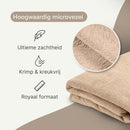 ZenGrowth Serenza microfiber massage towel 100 x 220cm sand beige