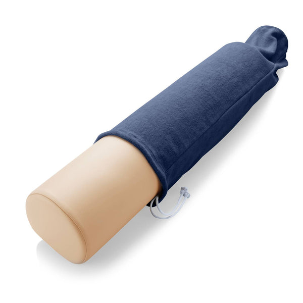 Terrycloth Knee Roll Cover Navy Blue