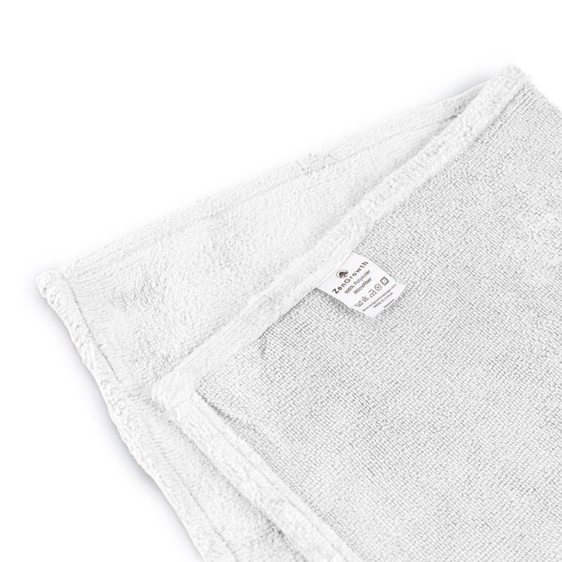 2x ZenGrowth Serenza microvezel massage handdoek 45 x 90cm Wit