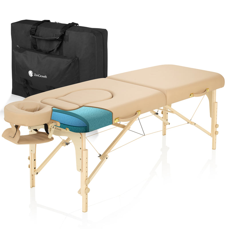 Second Chance ZenGrowth Pregnancy Massage Table Ipanema Beige 71cm