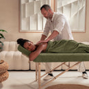 ZenGrowth Serenza microfiber massage towel 100 x 220cm dark olive green