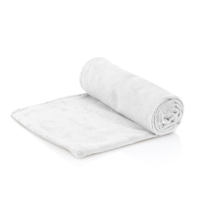 2x ZenGrowth Serenza microvezel massage handdoek 45 x 90cm Wit