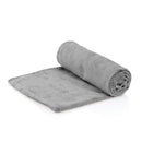 2x ZenGrowth Serenza microvezel massage handdoek 45 x 90cm Grijs