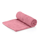 2x ZenGrowth Serenza microvezel massage handdoek 45 x 90cm Blush Roze