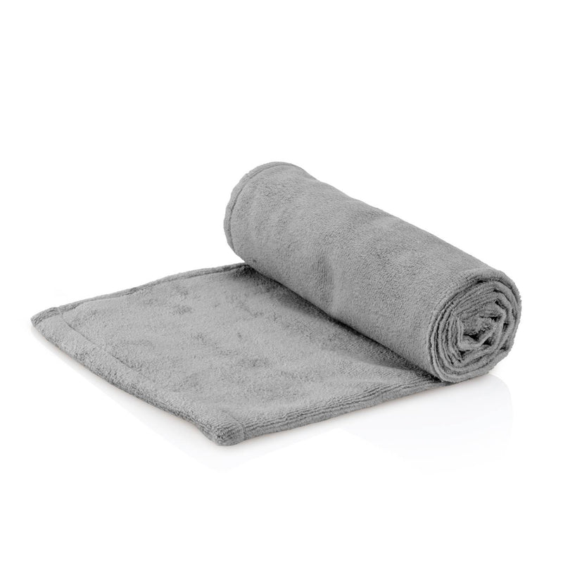 2x ZenGrowth Serenza microvezel massage handdoek 45 x 90cm Grijs