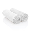 2x ZenGrowth Serenza microvezel massage handdoek 45 x 90cm Wit
