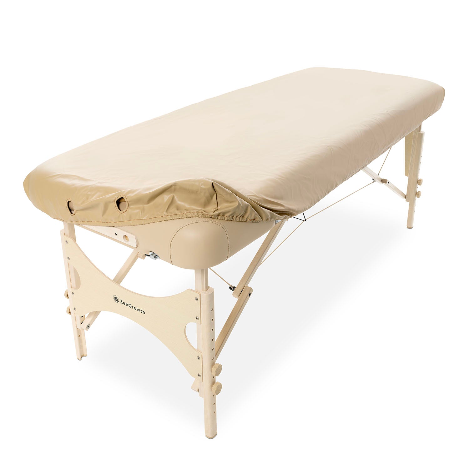 Oliebestendig hoeslaken beige (b-kwaliteit)