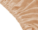 Second chance set of 3 Terry cloth fitted sheet massage table light brown without recess