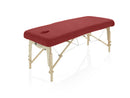 Terrycloth Fitted Sheet Massage Table Dark Red without Cutout