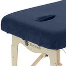 Second chance set Terrycloth Fitted Sheets Massage Table with Cutout White + Light Brown + Chocolate Brown + Light Blue