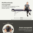 ZENGROWTH Massage Table Artarmon II Black 71cm