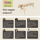 ZENGROWTH Massage Table Gavia Beige 76cm