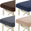 Terry Cloth Fitted Sheet for Massage Table, Gray without Face Hole