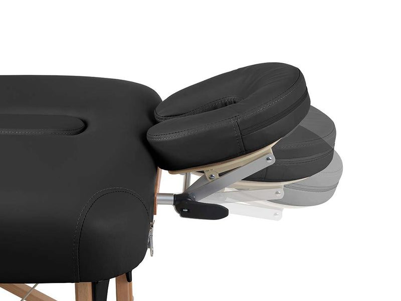 Second chance ZENGROWTH Massage table Gavia Black 70cm