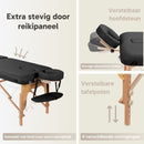 ZENGROWTH Massage Table Gavia Black 71cm