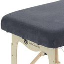 Second Chance Terrycloth Fitted Sheet Set without Cutout Light Brown + Light Blue + Chocolate Brown + Vanilla