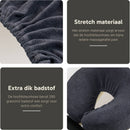 Grey Terry Cloth Headrest Cover