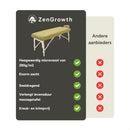 ZenGrowth Serenza microvezel hoeslaken met hoofdsteunhoesje olijfgroen licht