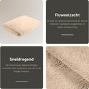 ZenGrowth Serenza microfiber massage towel 100 x 220cm sand beige
