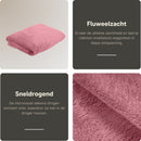 ZenGrowth Serenza microfiber massage towel 100 x 220cm blush pink