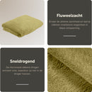 ZenGrowth Serenza microfiber massage towel 100 x 220cm light olive green