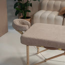 Light Brown Terry Cloth Headrest Cover