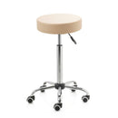 ZenGrowth Tabouret Beige with Chrome Frame