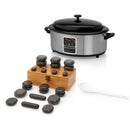 Hotstoneset 6l heater met display + 22 stenen
