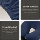 Terry Cloth Headrest Cover Navy Blue