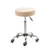 ZenGrowth Tabouret Beige with Chrome Frame