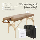 Second chance ZENGROWTH Massage table Belverde 2.0 Mocca 71cm