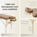 ZENGROWTH Massage Table Belverde 2.0 Mokka 76cm